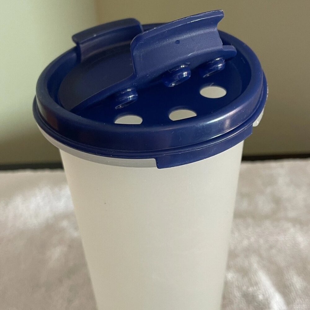 Tupperware Modular Mates 22 oz Containers 1641 & Pour & Shake Blue Lid 1912